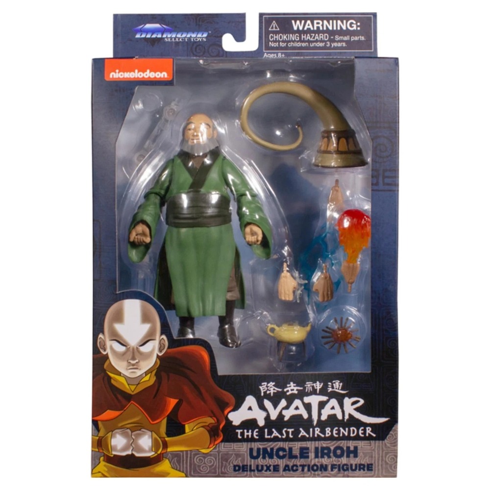 Diamond Select Toys Avatar The Last Air Bender: Earth Nation Iroh Action Figure